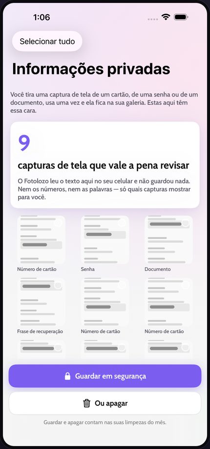 Fotolozo on iPhone — As capturas que você esqueceu